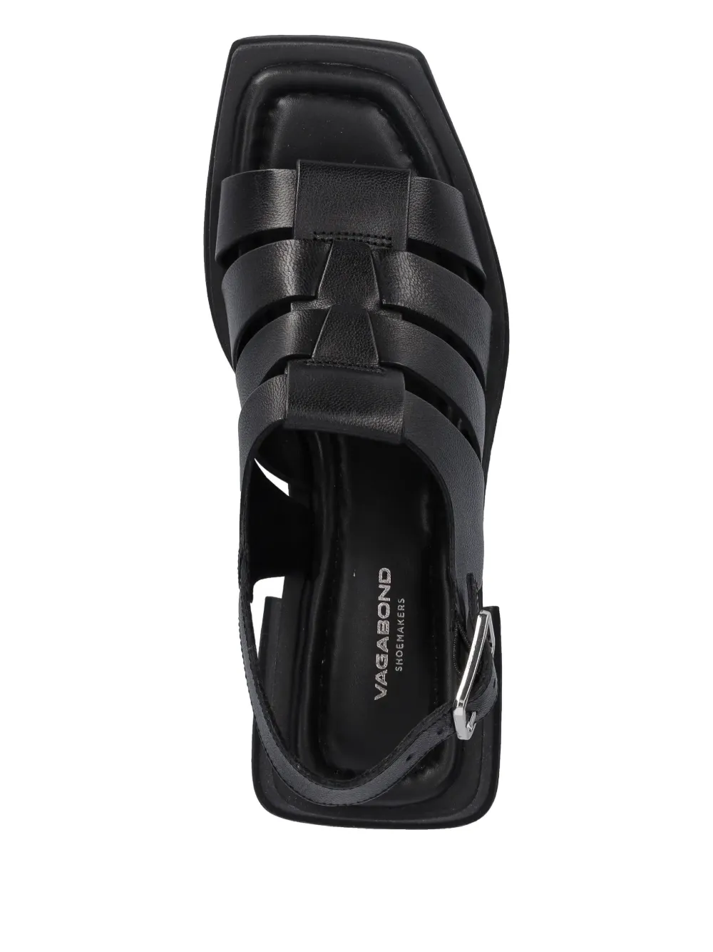 VAGABOND Hennie caged block-heel sandals Black