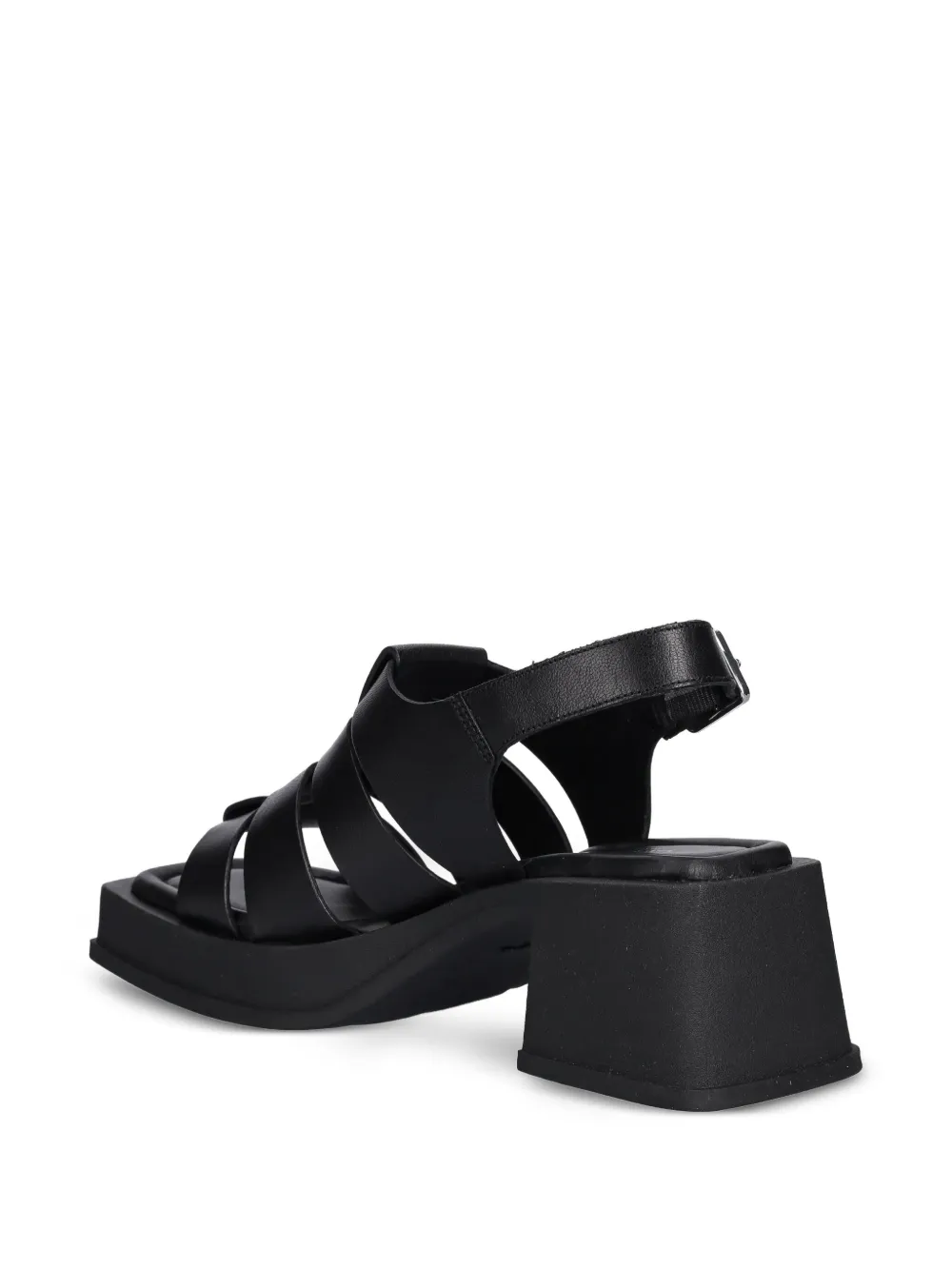 VAGABOND Hennie caged block-heel sandals Black