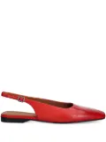 VAGABOND Delia slingback square-toe ballet flats - RED