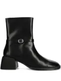 VAGABOND Ansie buckle-strap block-heel boots - Black