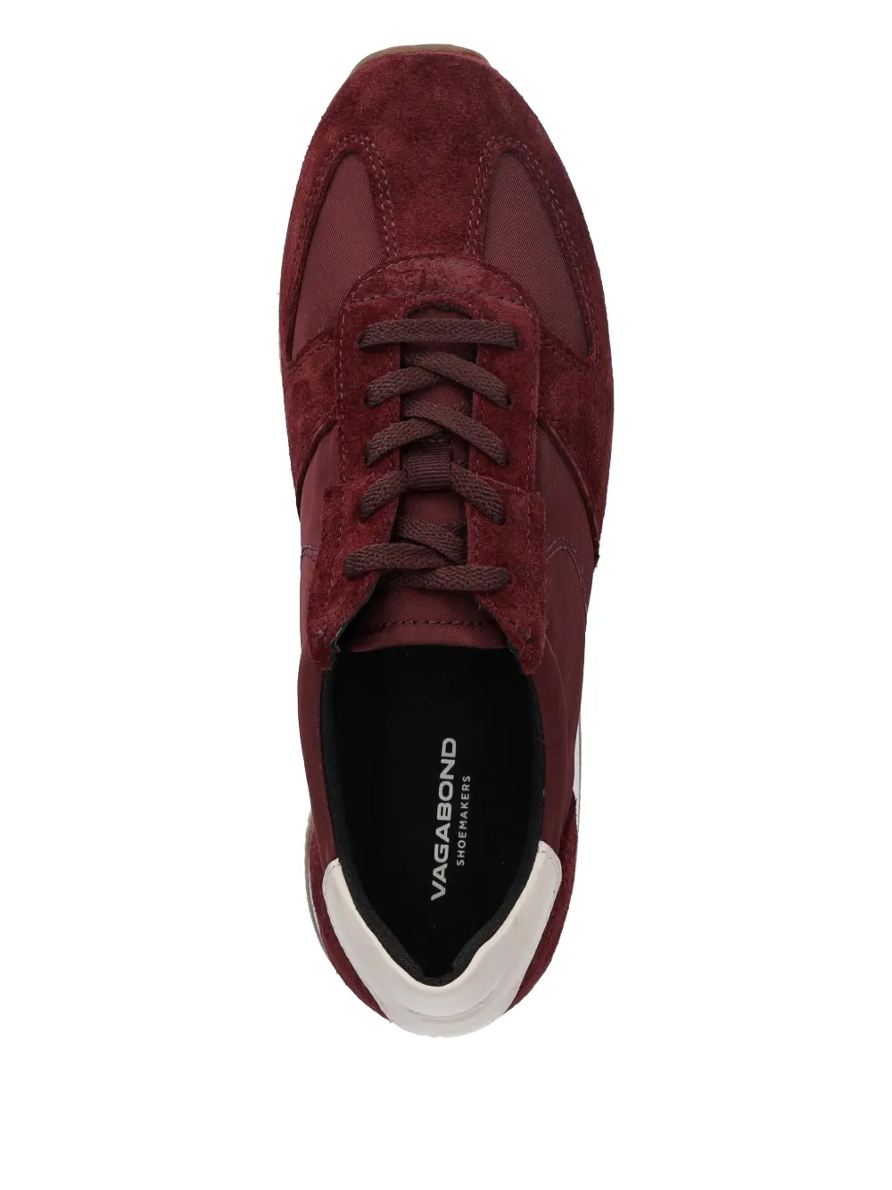 VAGABOND Yasmin sneakers met suède vlakken Rood