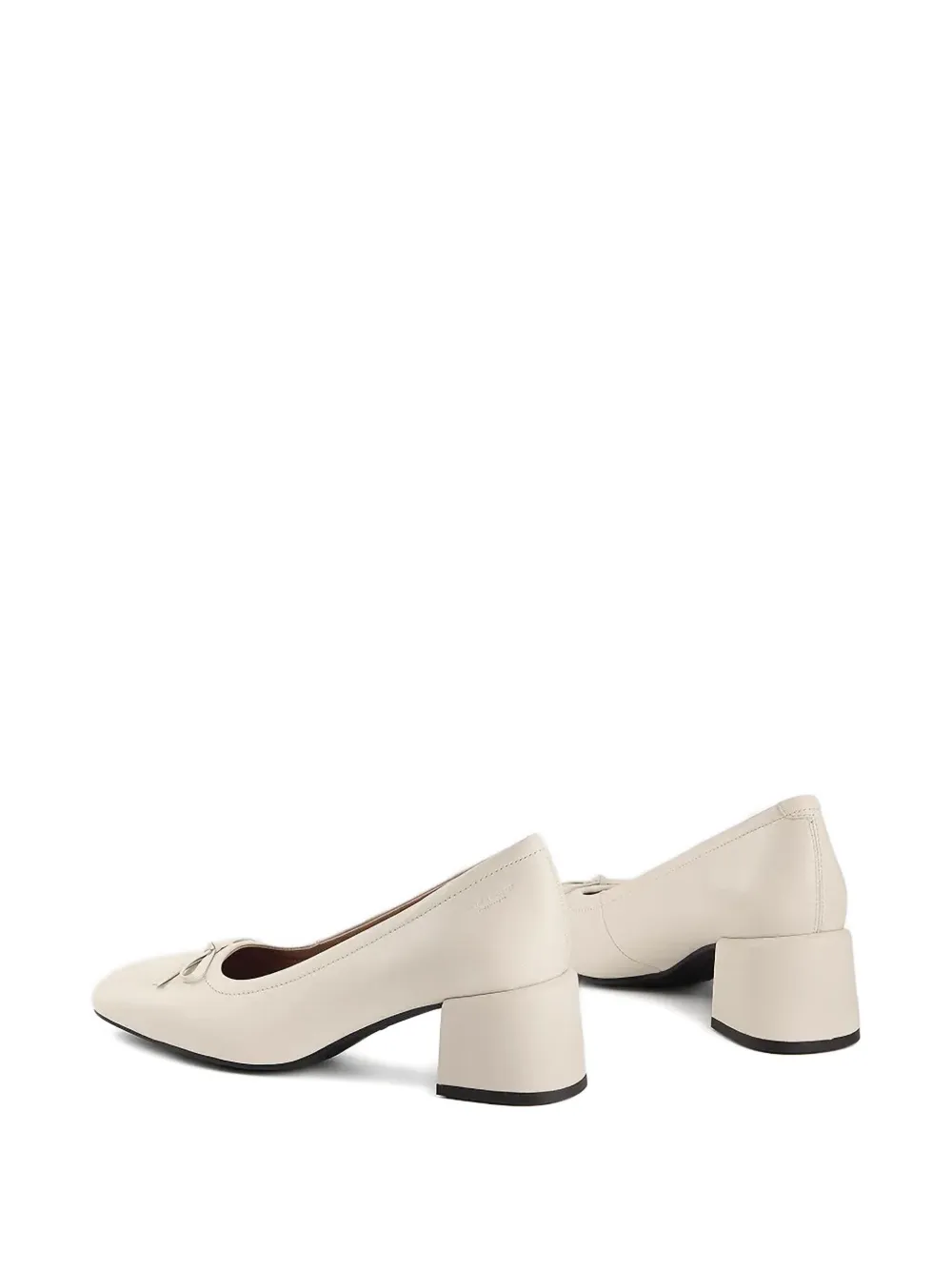 VAGABOND 55mm Adison block-heel bow pumps Neutrals