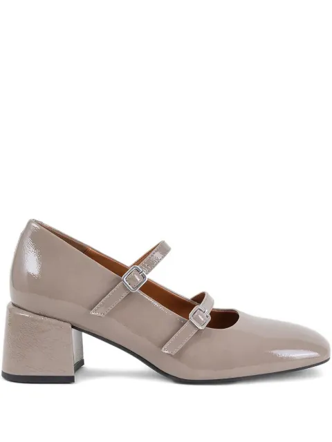 VAGABOND 55mm Adison double-buckle block-heel pumps