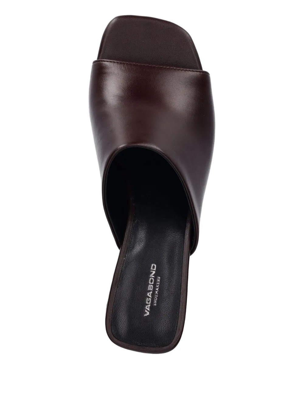 VAGABOND Piper sandalen met blokhak en open neus Bruin