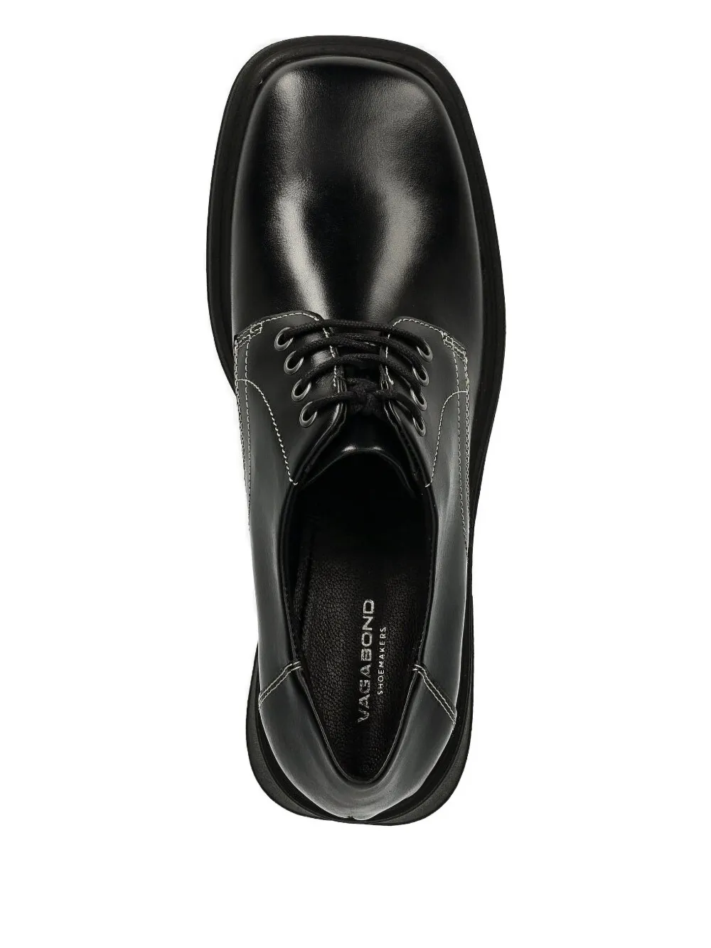 Vagabond 59mm Lace-up Platform Pumps In Black