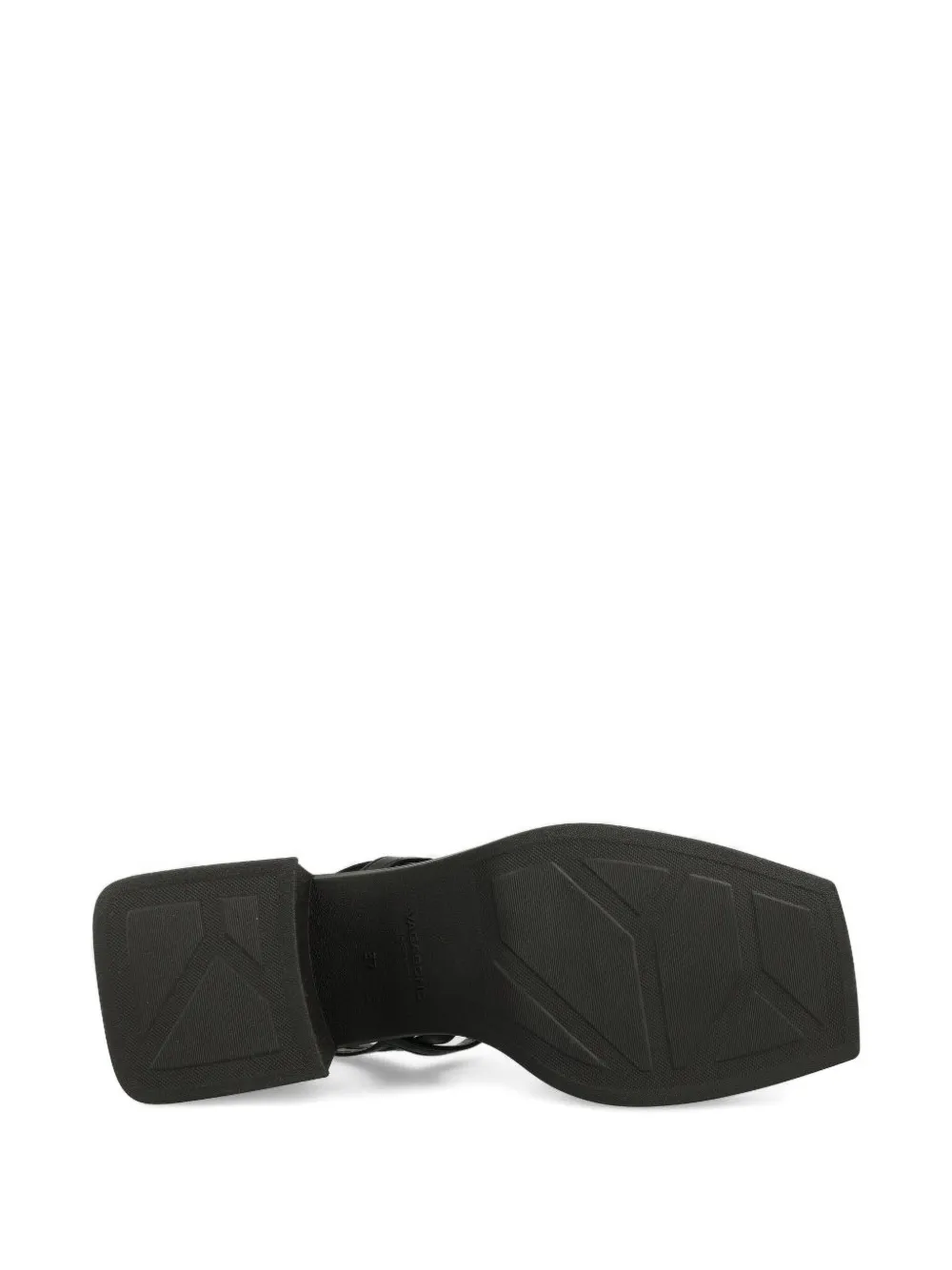 VAGABOND 67mm platform crisscross sandals Black
