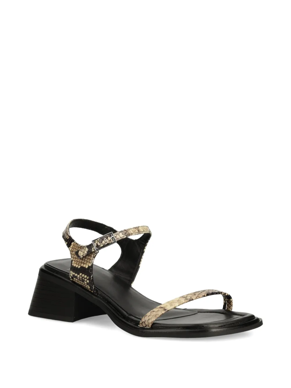 VAGABOND Ines snakeskin block-heel sandals | Heeled Sandals | Image 2