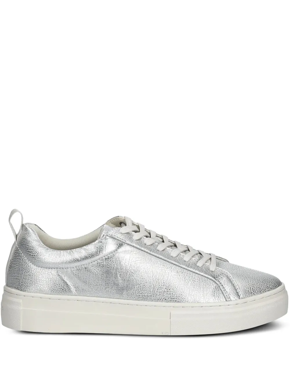 VAGABOND Zoe metallic leather sneakers Silver