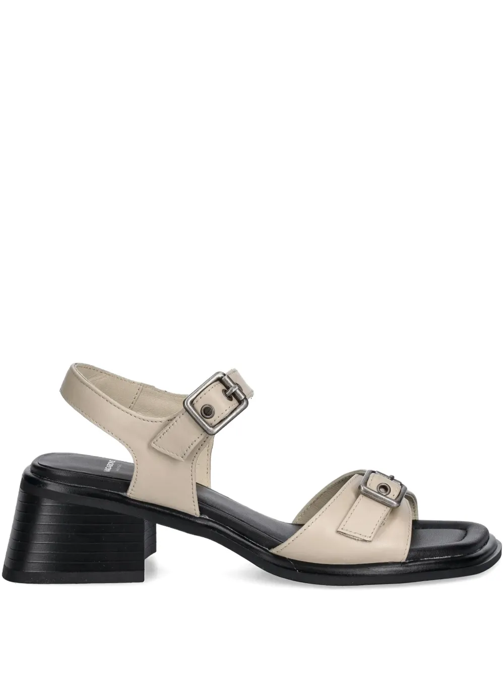 VAGABOND Ines buckle-detail block-heel sandals | Neutrals | Image 1