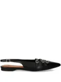 VAGABOND Hermine pointed-toe buckled ballet flats - Black