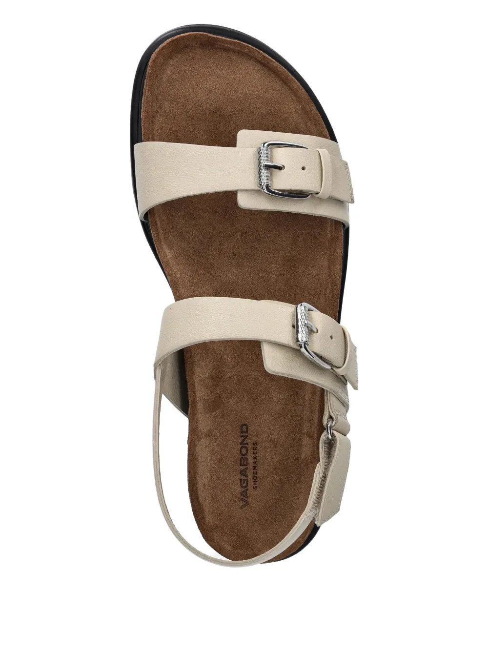 VAGABOND Effie buckle-detail slingback sandals Neutrals
