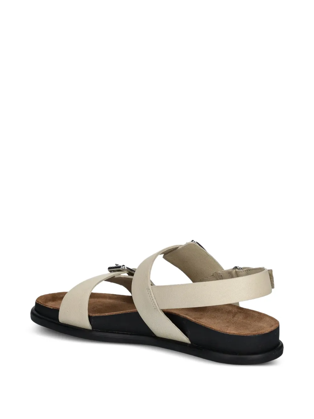 VAGABOND Effie buckle-detail slingback sandals Neutrals