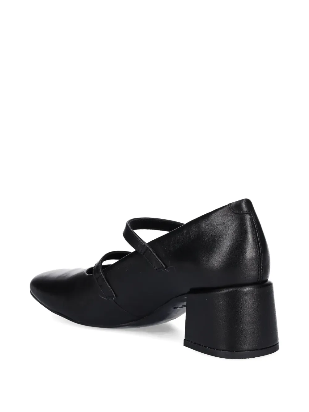 VAGABOND double-buckle block-heel pumps Black