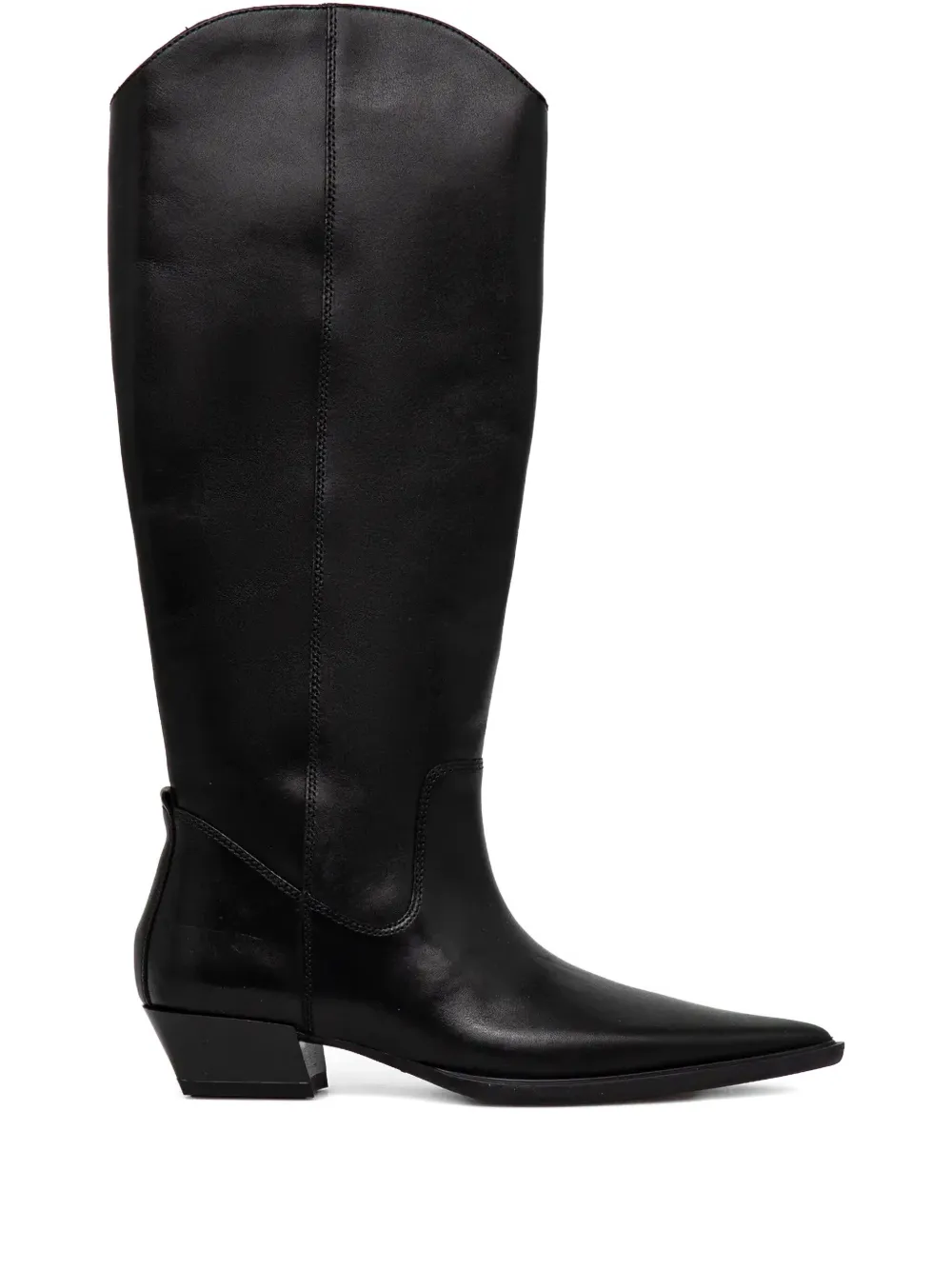 VAGABOND 35mm Cassie pointed-toe cowboy boots Black