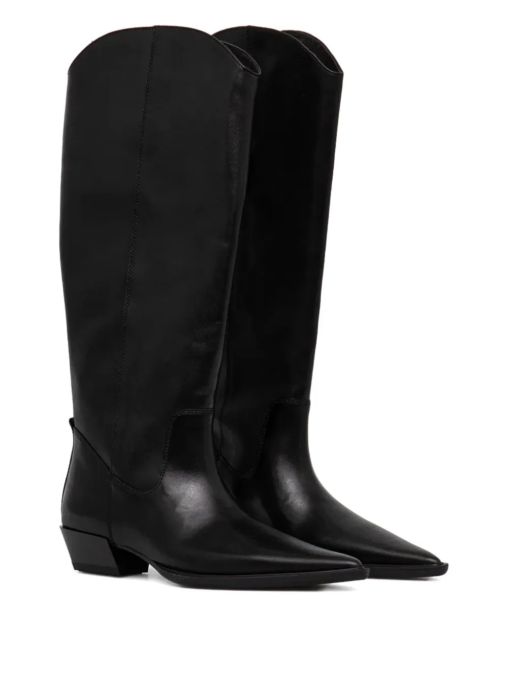 VAGABOND 35mm Cassie pointed-toe cowboy boots Black