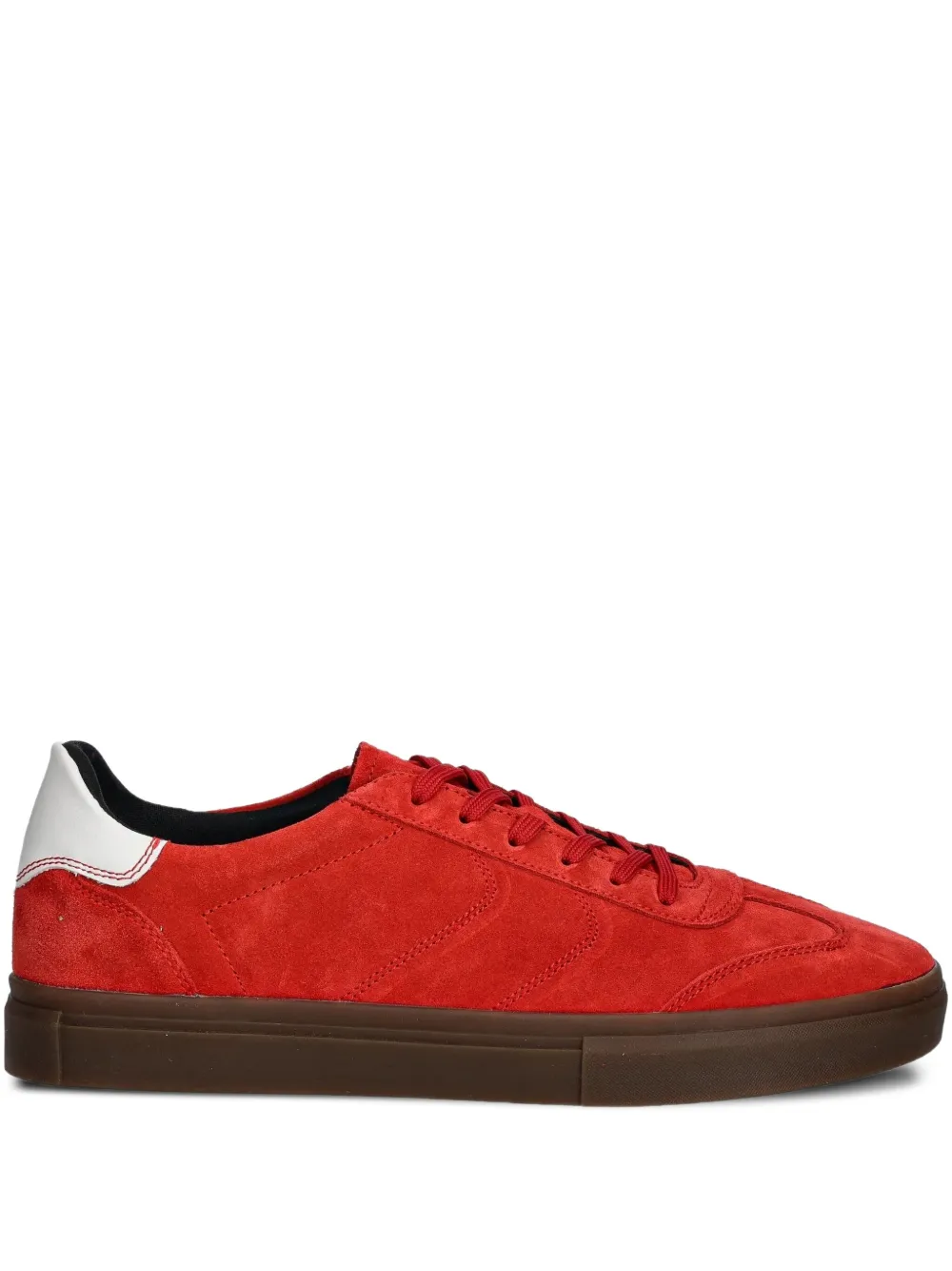 VAGABOND Cody suede lace-up sneakers Red