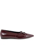 VAGABOND Hermine patent leather ballet flats - Red