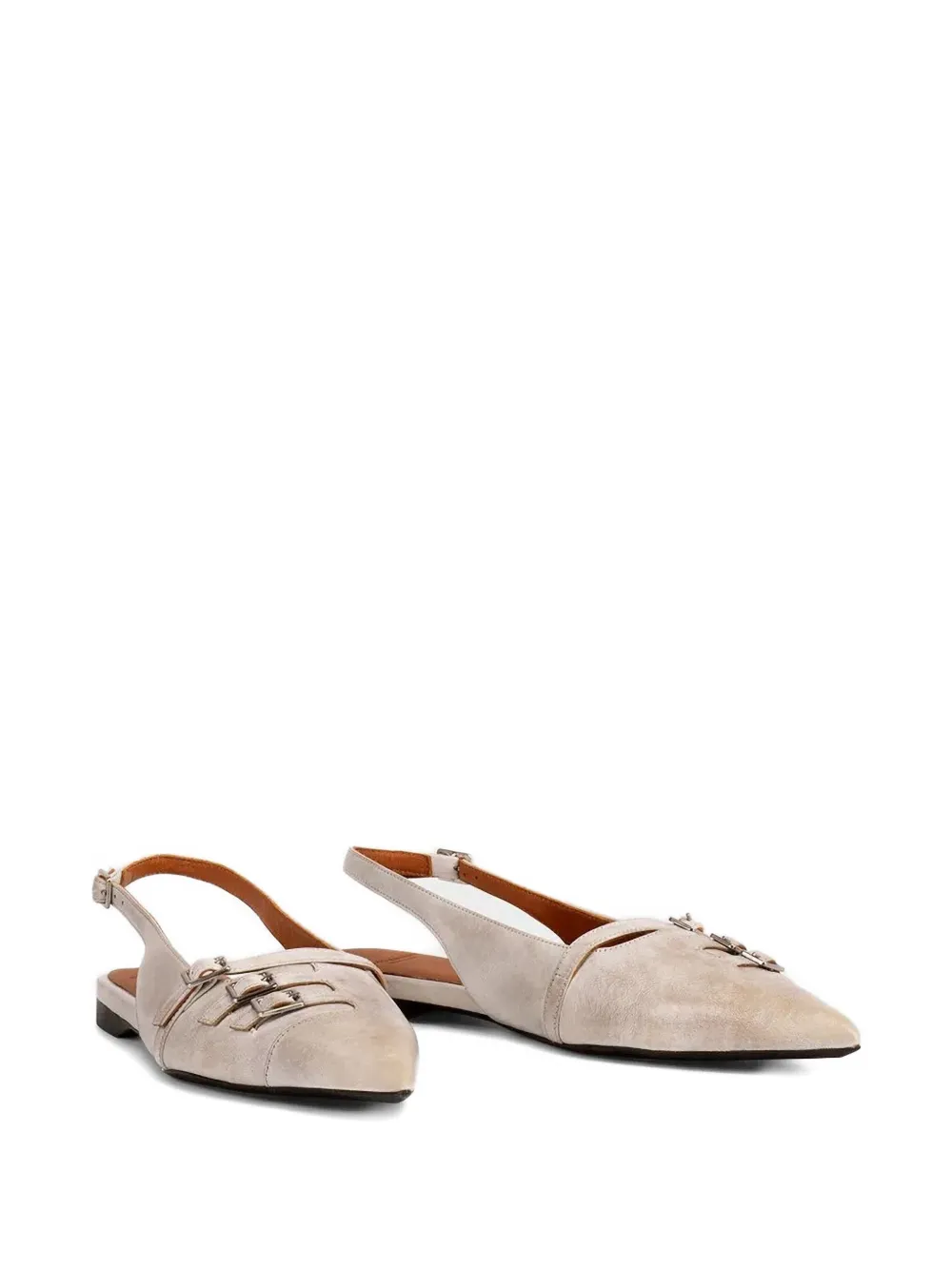 VAGABOND Hermine slingback ballerina's met gesp Beige