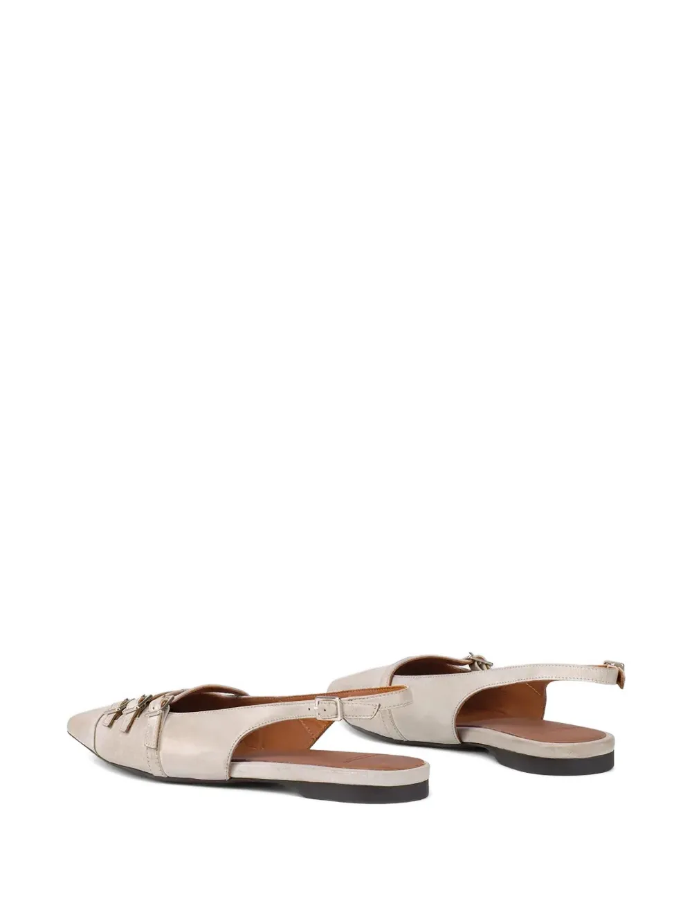 VAGABOND Hermine slingback ballerina's met gesp Beige