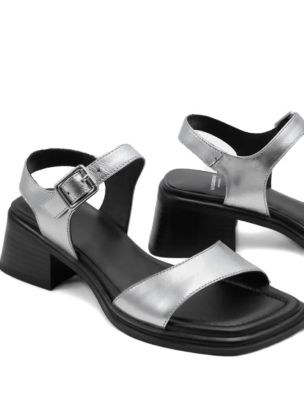 VAGABOND 53mm Ines ankle-strap sandals Silver