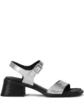 VAGABOND 53mm Ines ankle-strap sandals - Silver