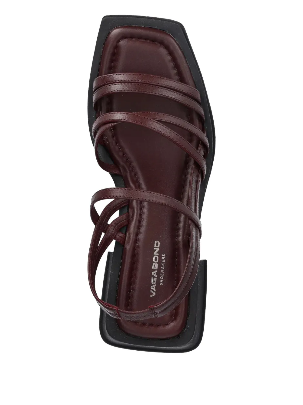 VAGABOND 67mm Hennie crossover-strap sandals Red