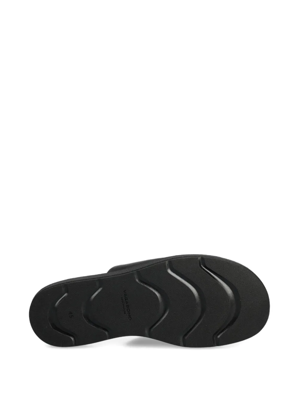 VAGABOND open-toe leather sandals Black