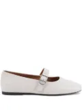 VAGABOND Jolin buckle-strap ballet flats - White