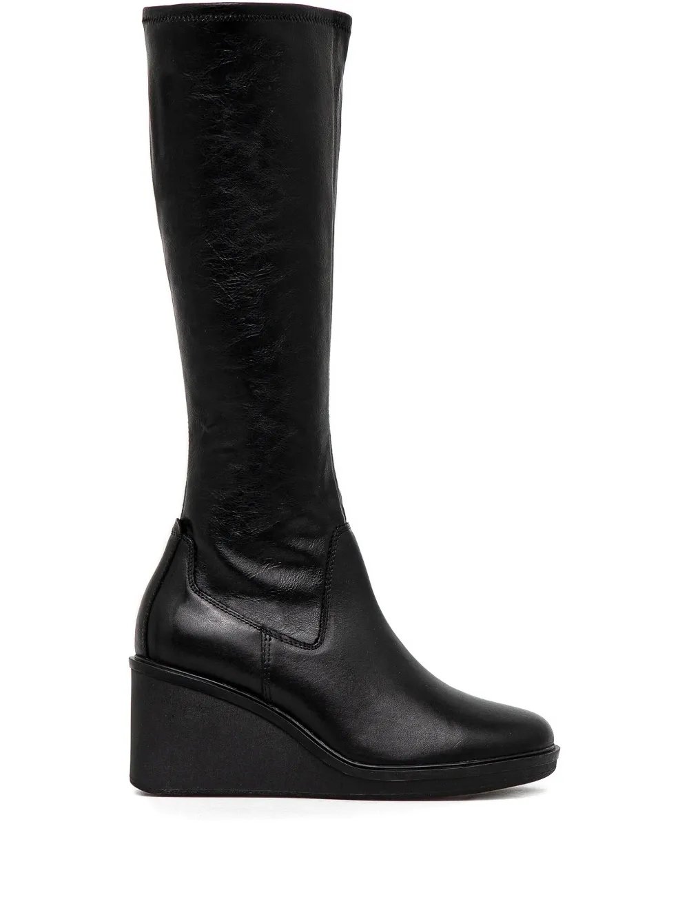 VAGABOND 70mm Deena wedge leather boots Black