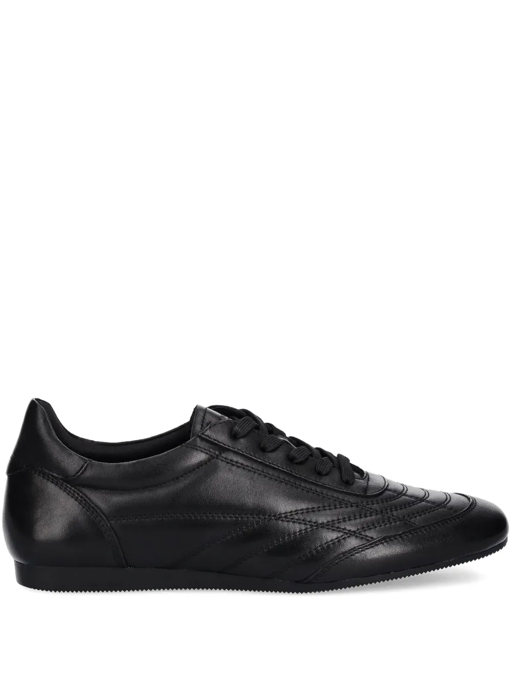 VAGABOND Hillary lace-up leather sneakers Black