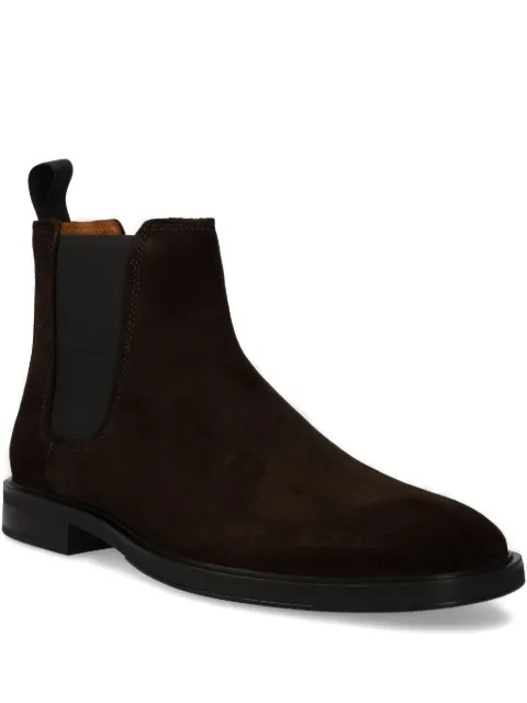 VAGABOND elastic-panel suede boots