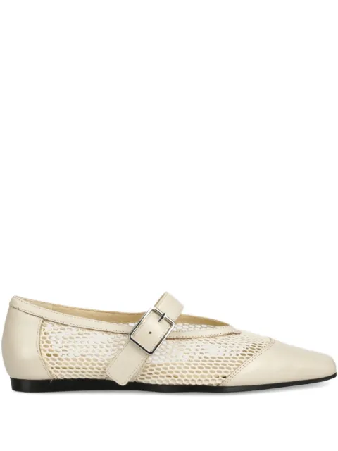 VAGABOND Delia buckle-fastening mesh ballet flats