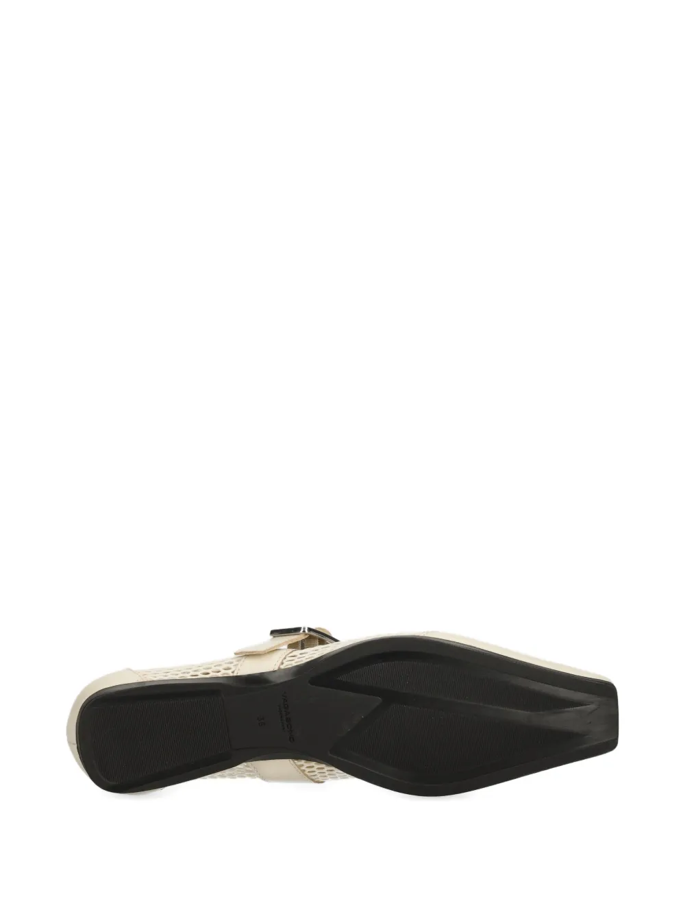 VAGABOND Delia ballerina's met mesh en gespsluiting Beige