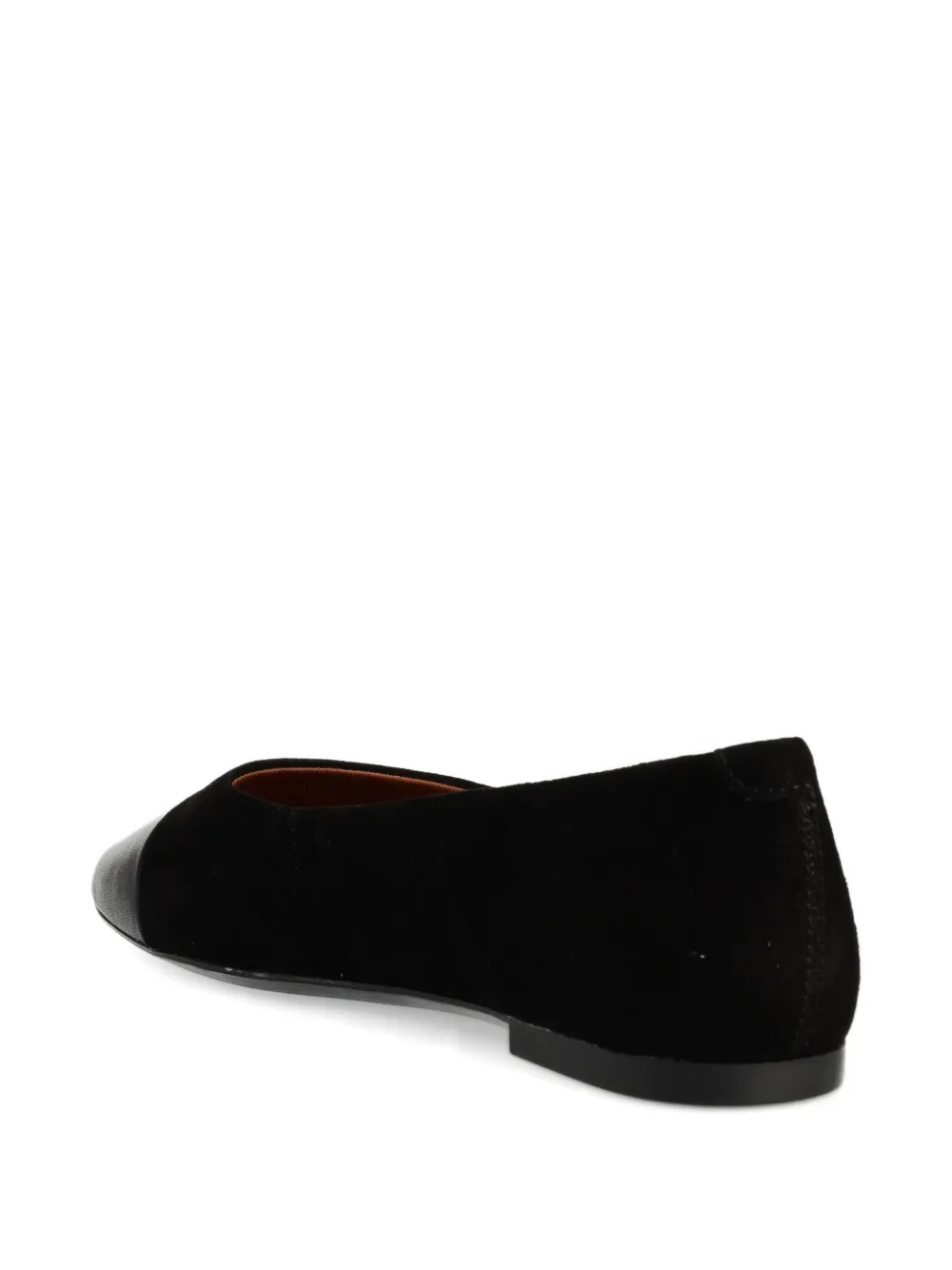 Vagabond Jolin Suede Ballet Flats In Black