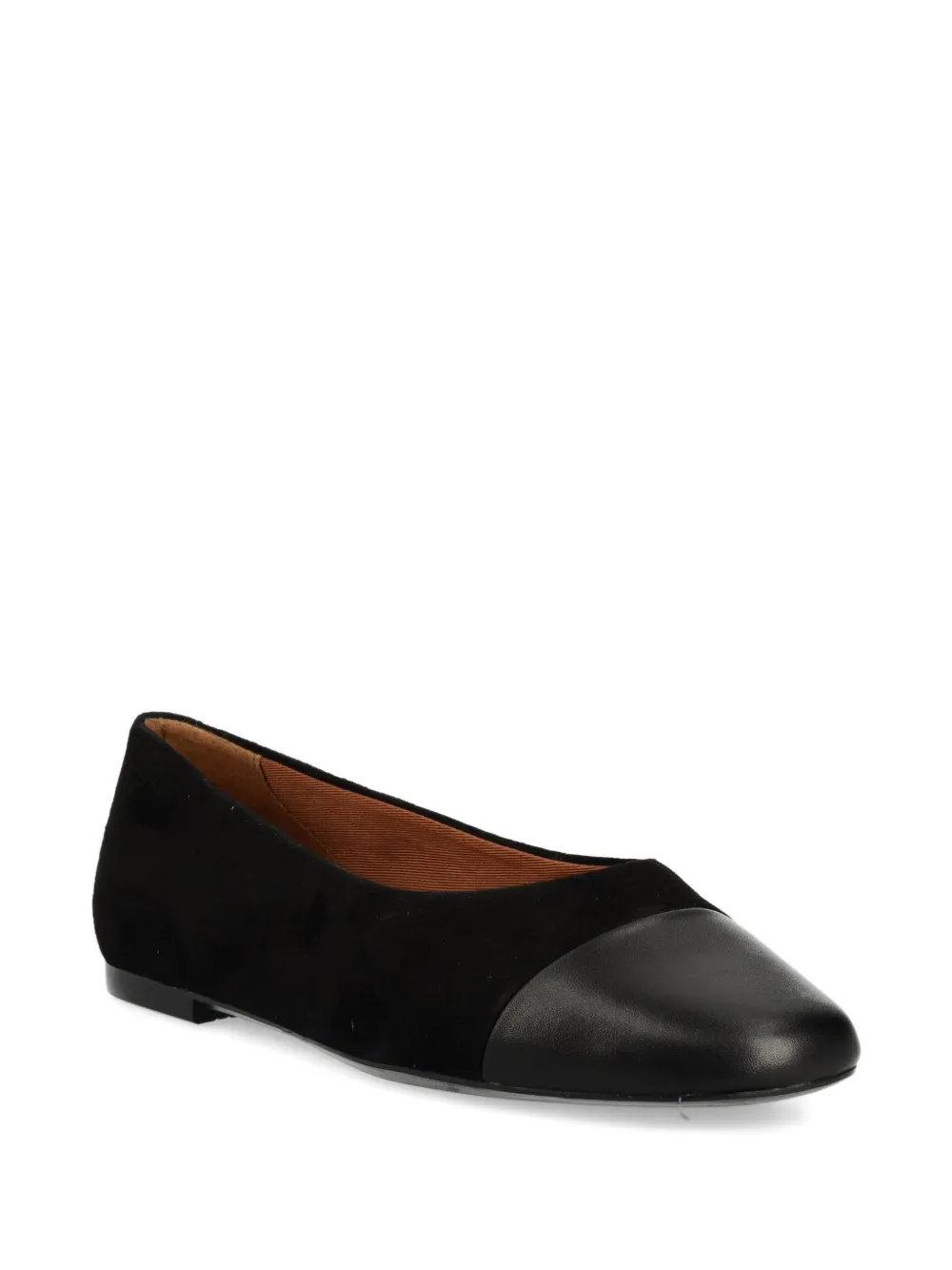 Vagabond Jolin Suede Ballet Flats In Black