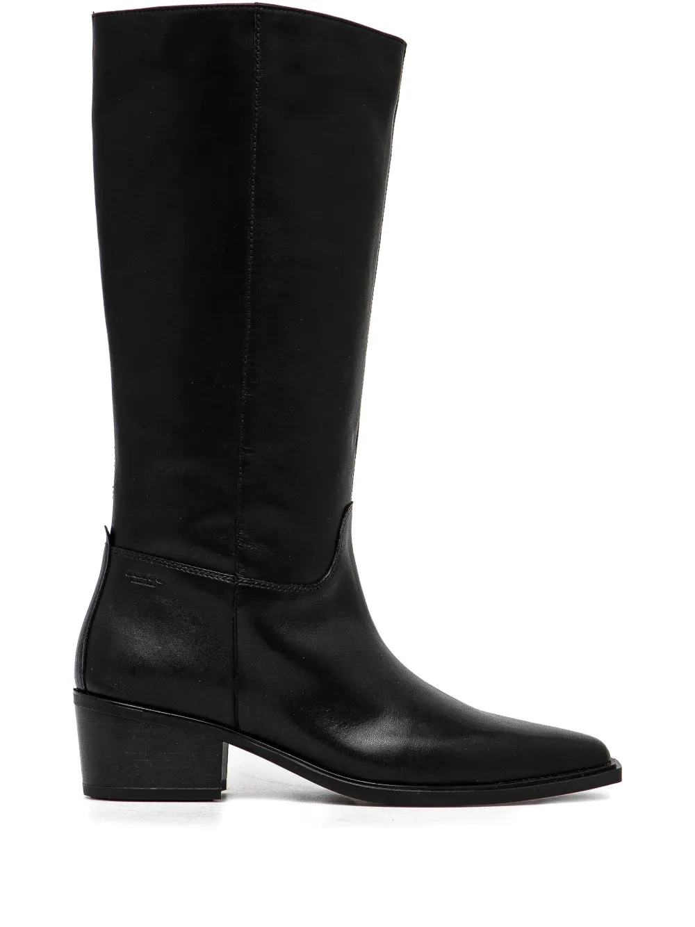 VAGABOND 40 mm Klesey leren laarzen met puntige neus Zwart