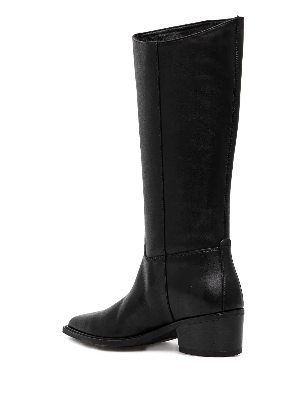 VAGABOND 40mm Kelsey pointed-toe leather boots Black