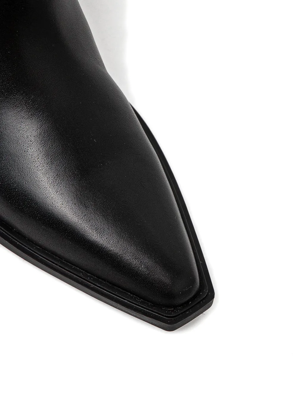 VAGABOND 40mm Kelsey pointed-toe leather boots Black