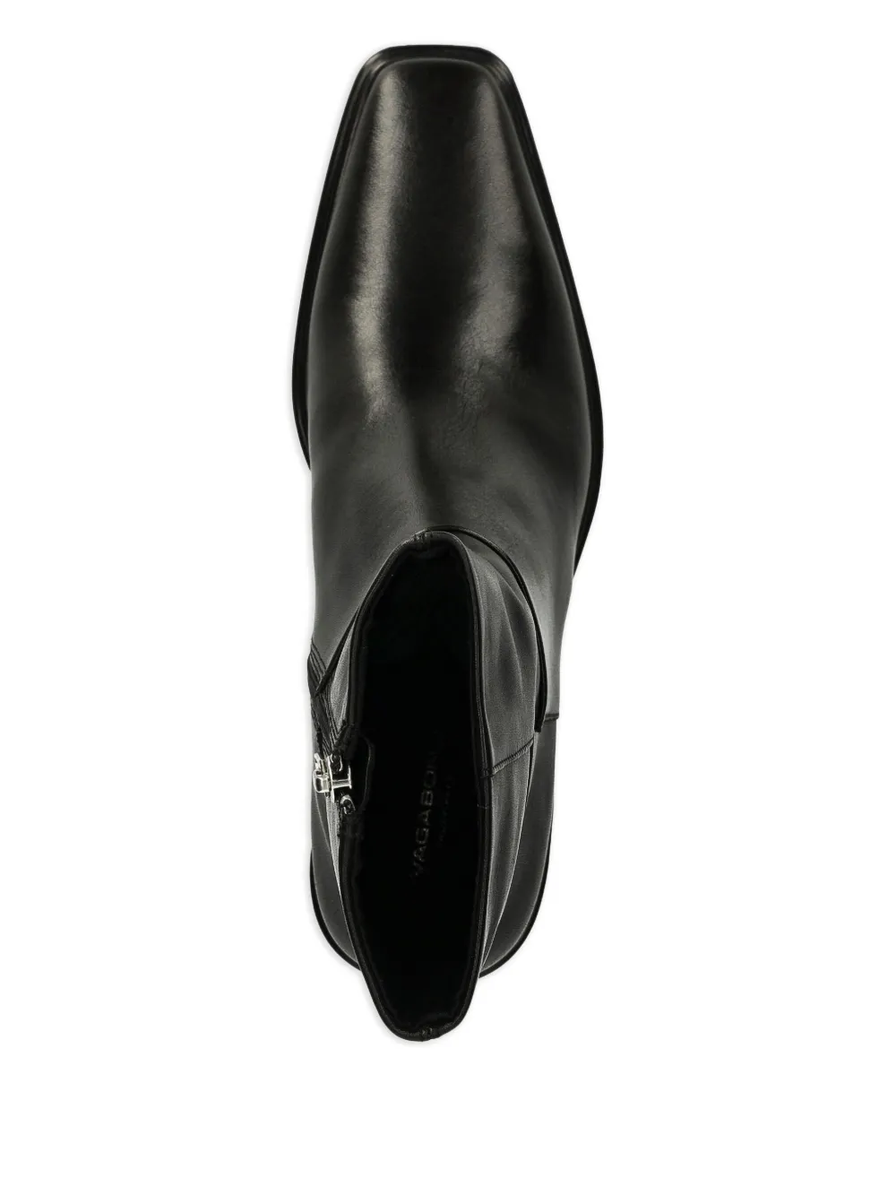 VAGABOND Aino zip-detail wedge ankle boots Black