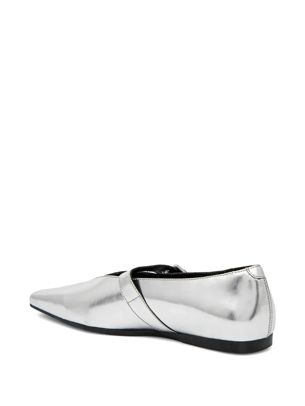 VAGABOND Wioletta ballerina's met gespbandje Zilver