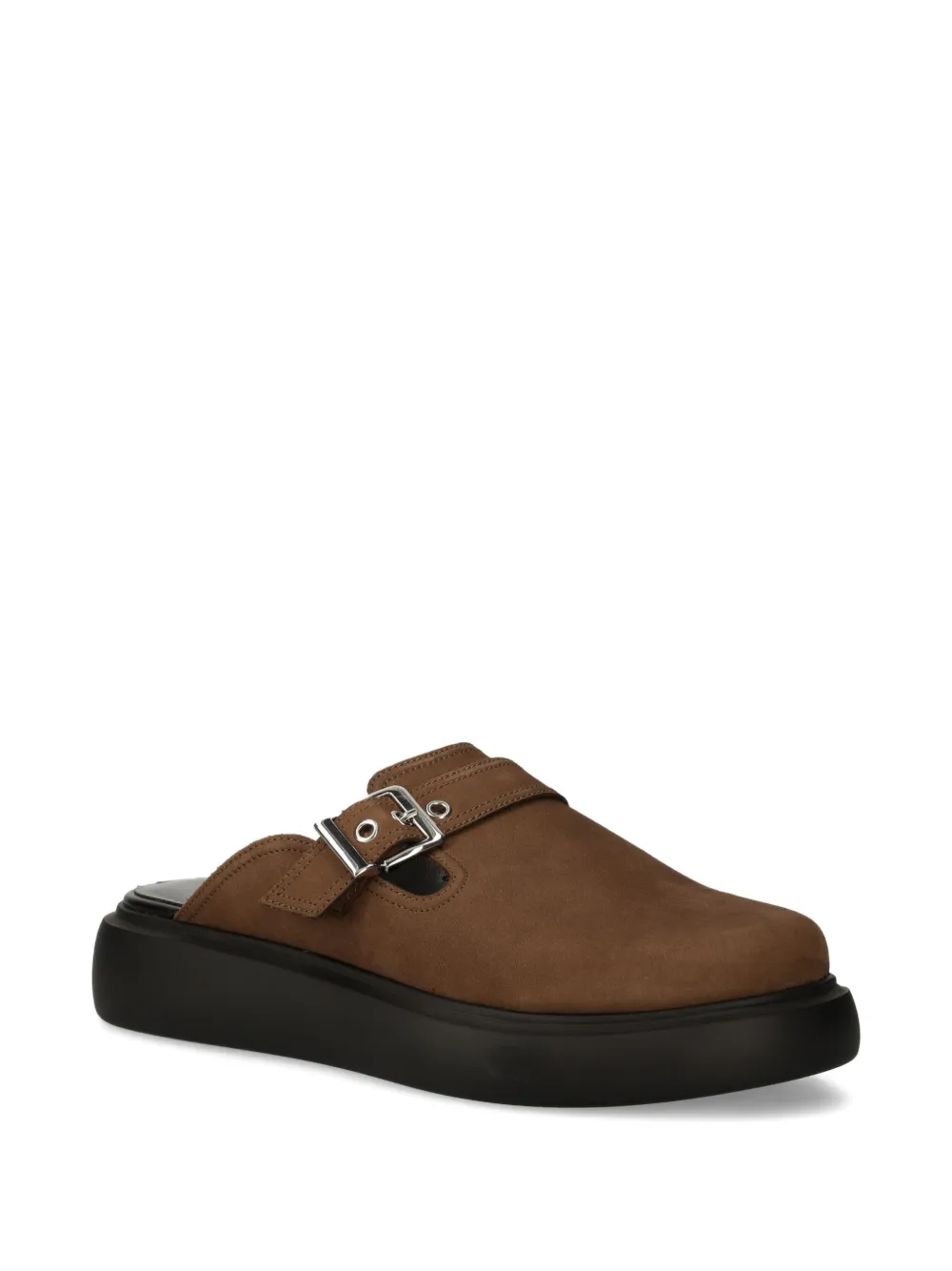 VAGABOND Blenda buckle-detail platform mules Bruin