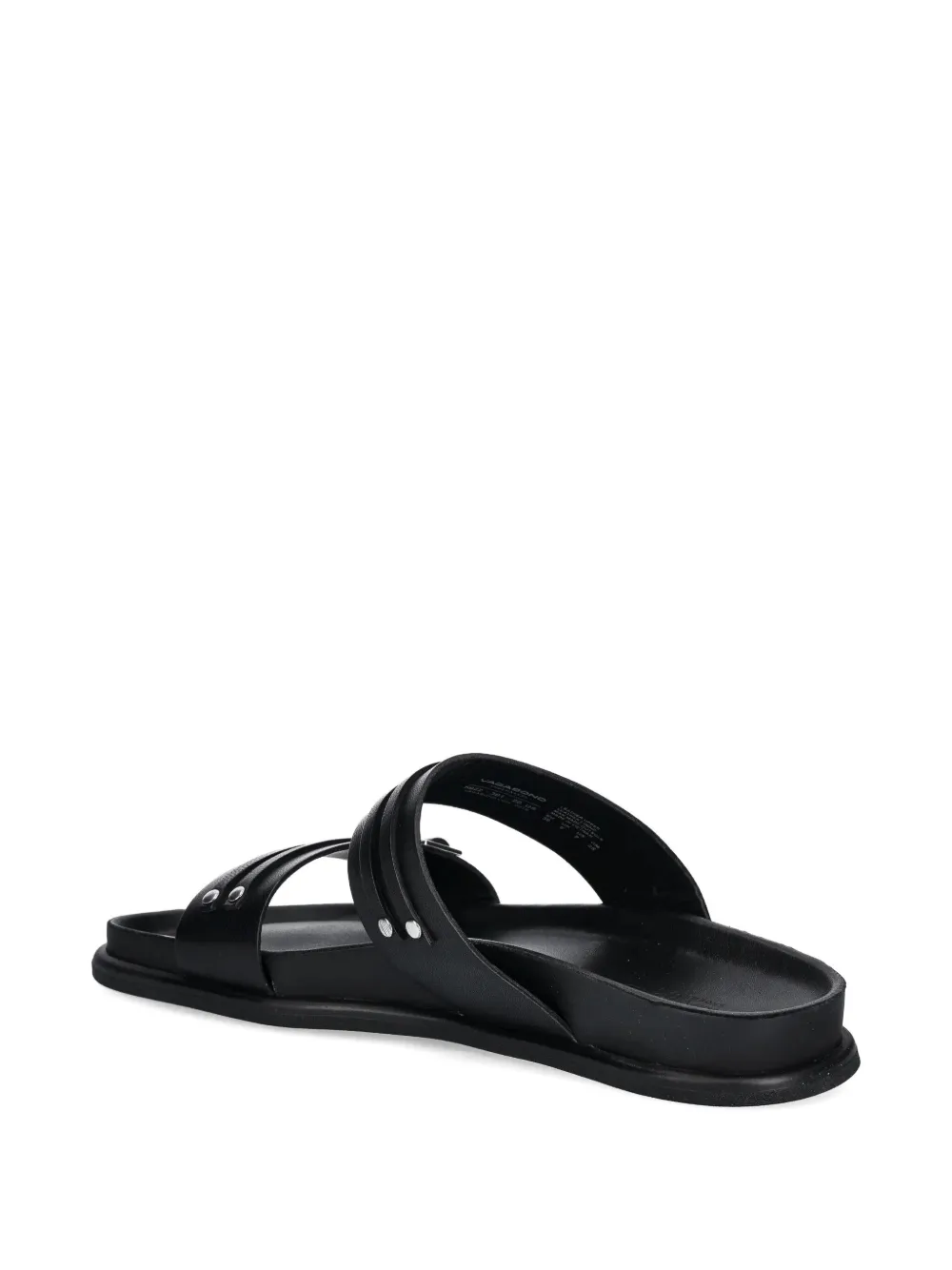 VAGABOND Effie buckle-detail leather sandals Black