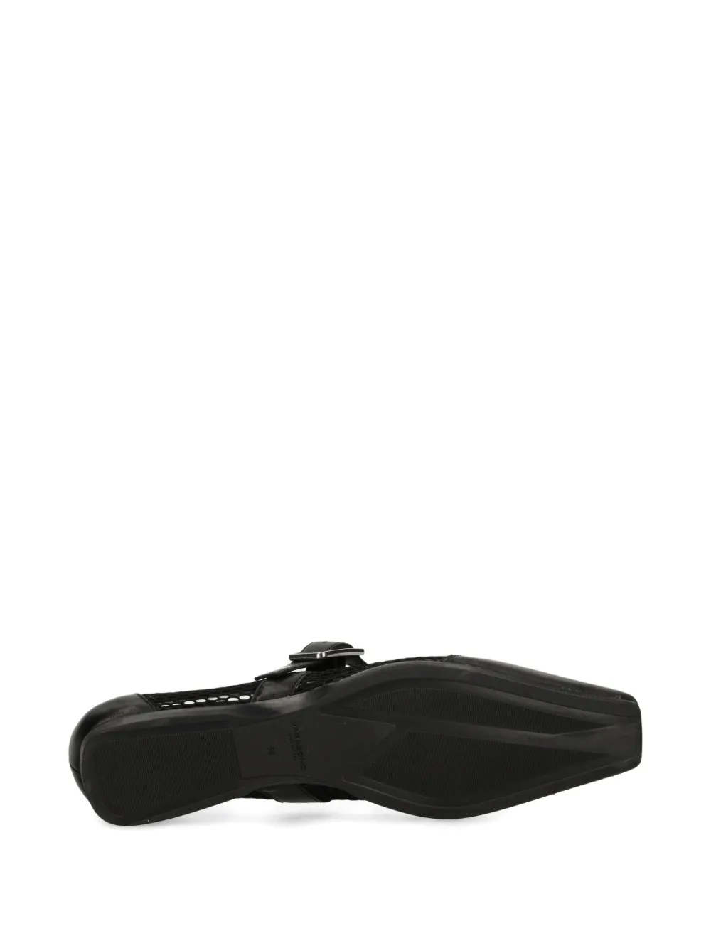 VAGABOND Wioletta buckle-fastening mesh ballet flats Black