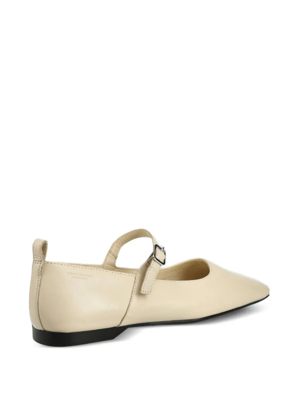 VAGABOND Ballerina's met vierkante neus - Beige