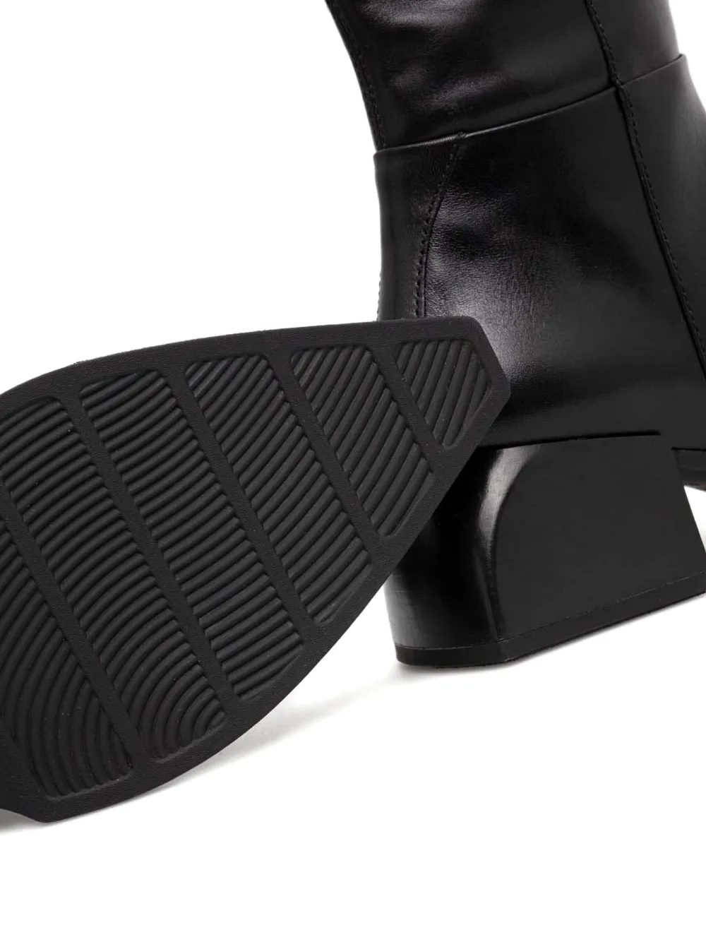 Vagabond Pointed-toe Block-heel Boots In Black