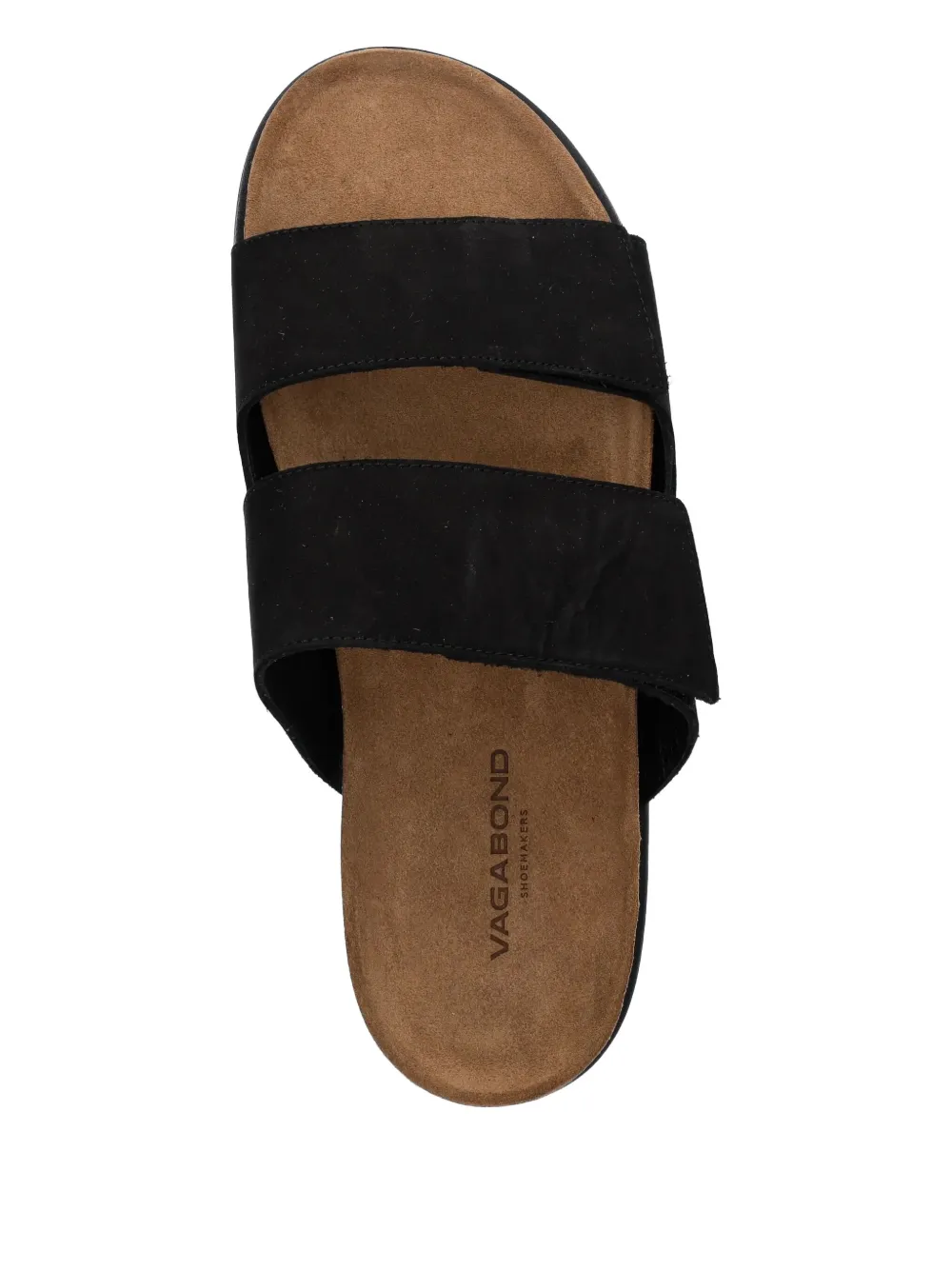 VAGABOND double-strap slip-on sandals Black