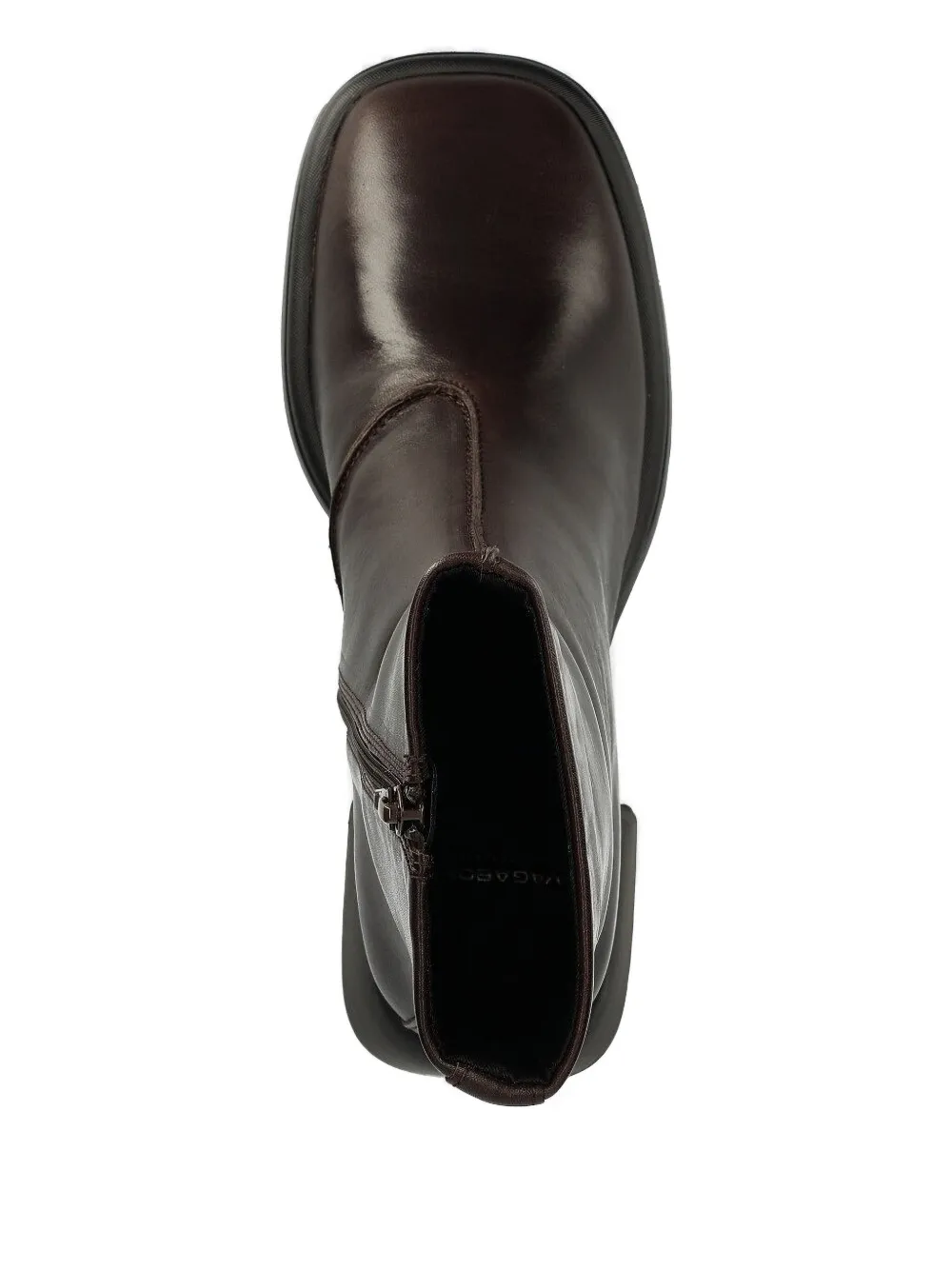 VAGABOND 59mm Ansie zipped block-heel boots Brown
