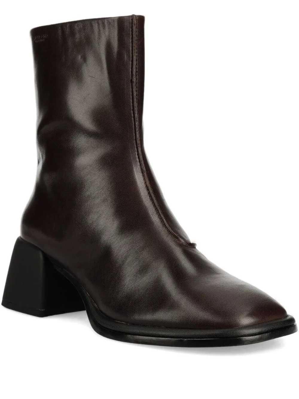 VAGABOND 59mm Ansie zipped block-heel boots Brown