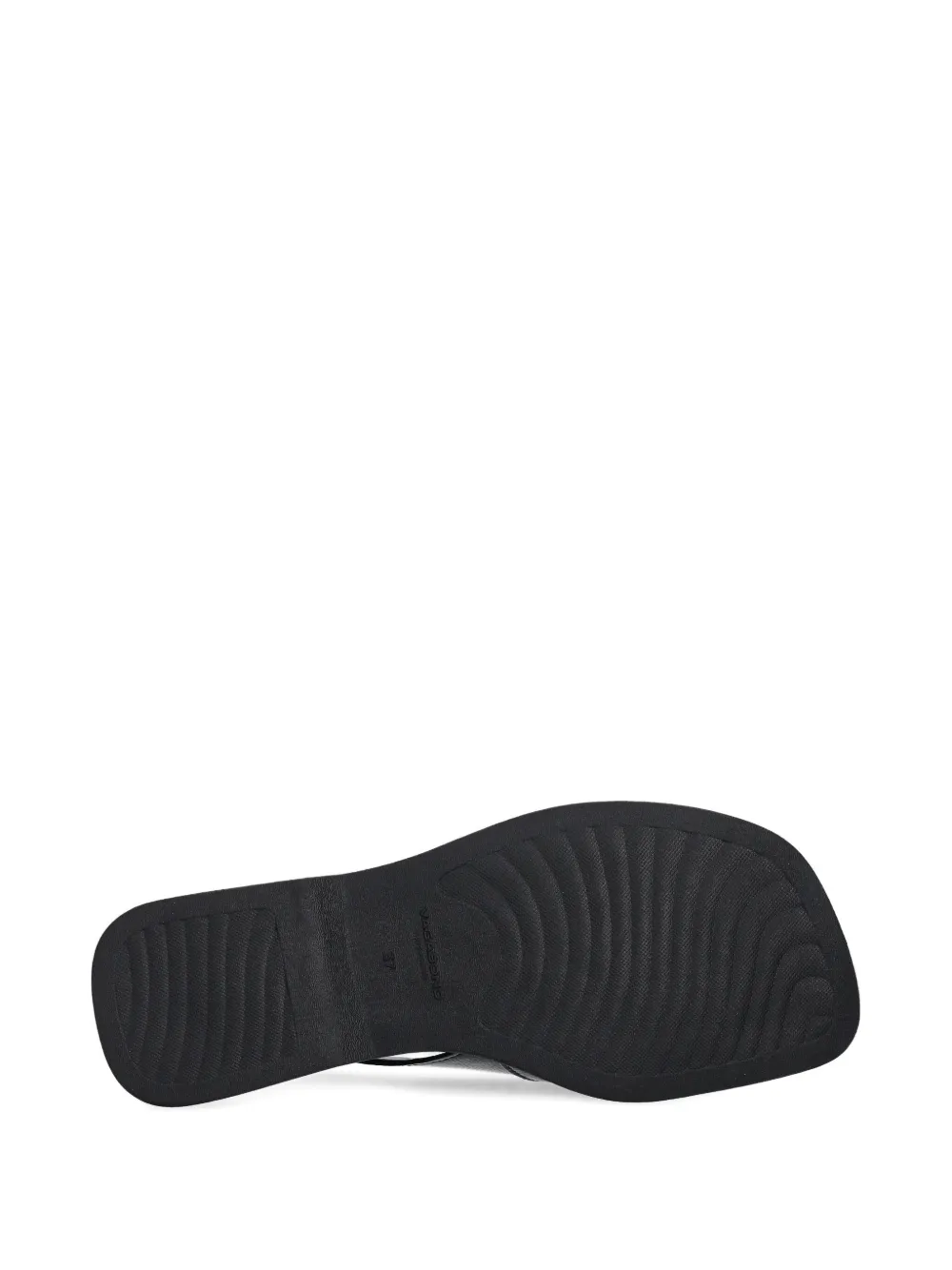 Vagabond Izzy Patent-leather Bow Sandals In Black