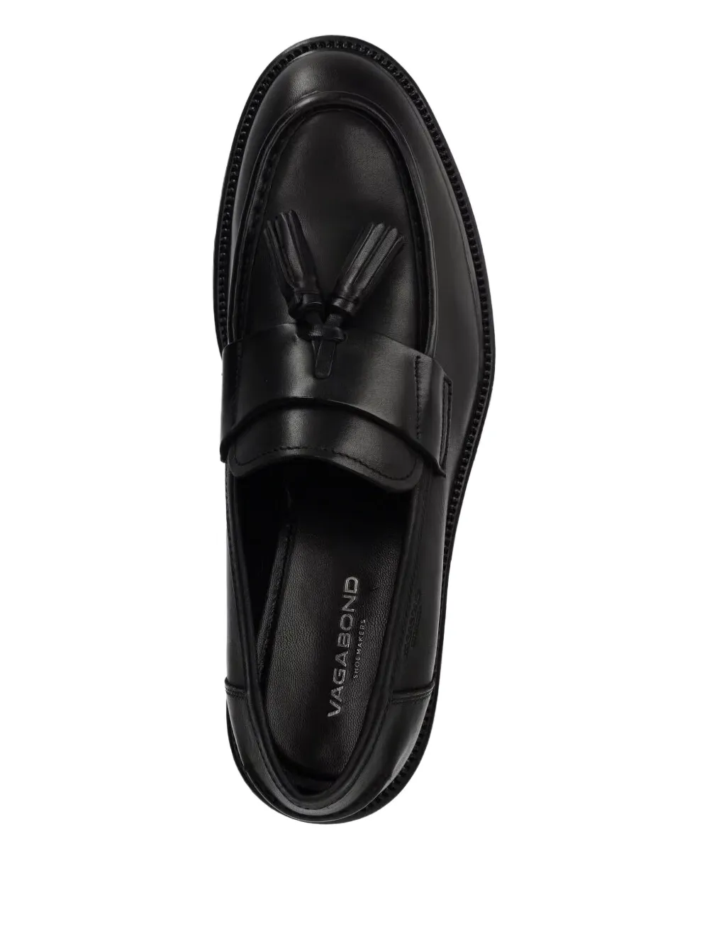 VAGABOND tassel-detail leather loafers Black